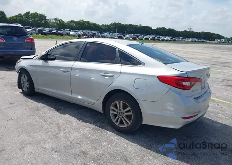 2017 Hyundai Sonata Se z USA, uszkodzony, nr VIN 5NPE24AF7HH459874